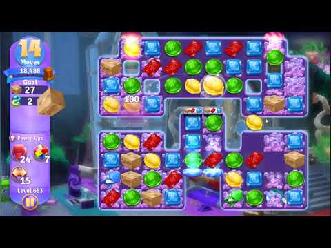 Wonka's World of Candy Level 683 - NO BOOSTERS + FULL STORY 🍫 | SKILLGAMING ✔️