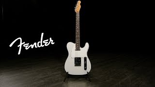 Video thumbnail for Fender American Ultra Telecaster RW, Arctic Pearl | Gear4music demo by Gear4music Guitars