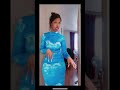 Somali Girl Showing Her Sexy Body In A Blue Dress