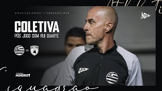 COLETIVA PÓS-JOGO COM RUI DUARTE | ATHLETIC X BETIM