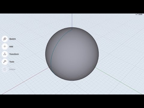 Learn Shapr3D - How to make sphere tutorial