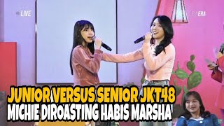 Download lagu Funny!! Junior versus Senior JKT48, Michie was completely roasted by Marsha JKT48 mp3