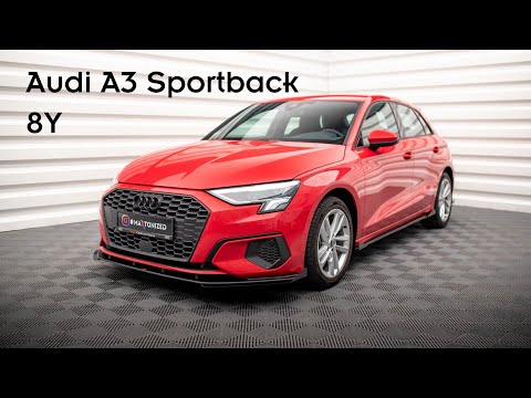 Audi A3 Sportback 8Y | Maxton Design Splitter Set | Presentation #186