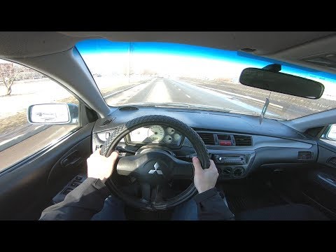 2006 Mitsubishi Lancer 1.6L (98HP) POV TEST DRIVE