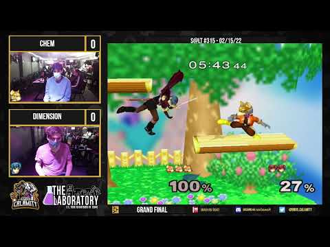 S@LT #315 | SSBM - Grand Final - Chem vs Dimension