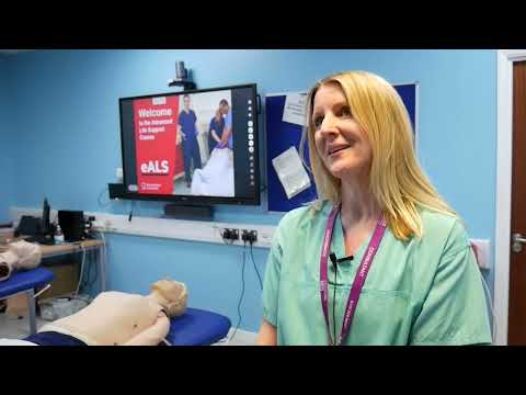 Teachers share skills with hospital staff play video
