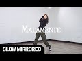 [TUTORIAL] LISA (BLACKPINK) ROSALÍA - MALAMENTE / Dance Cover / Slow Mirrored