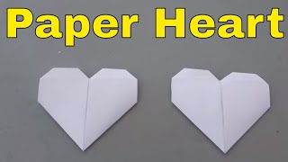 How To Make A Paper Heart-Folding Origami Heart Tu