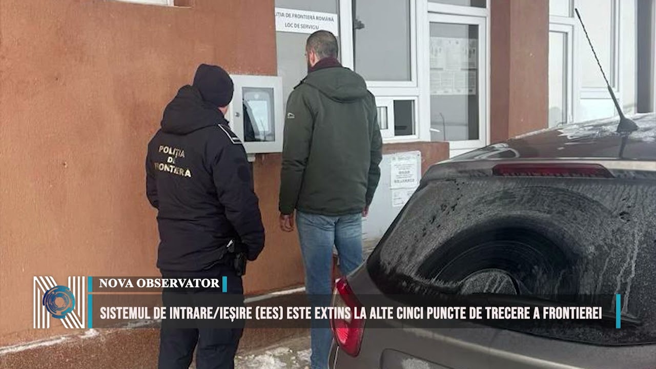 Sistemul de Intrare/Ieșire (EES) este extins la alte cinci puncte de trecere a frontierei