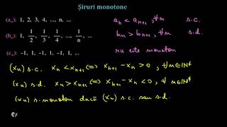 Șiruri monotone (teorie)