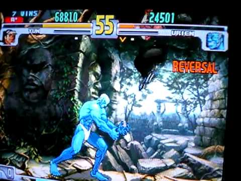 YUN Ryan Hart vs Raju URIEN Street Fighter 3 Third Strike arcade casual trocadero