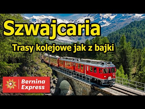 Bernina Express - The most beautiful train routes I've ever seen! 😱 By train through the Alps.