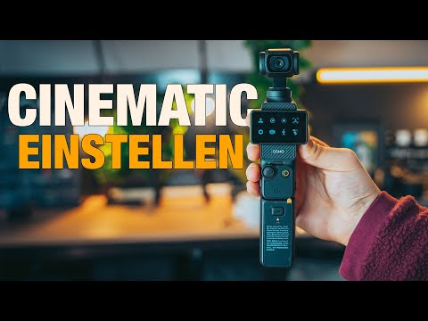DJI Osmo Pocket 3 Cinematic einstellen - Die BESTEN Video Einstellungen erklärt!