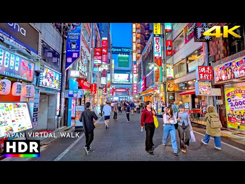 Tokyo Japan - Shinjuku Summer Night Walk 2025 • 4K HDR