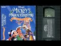 My VHS Opening On Mickey Magical Christmas Snowed In The House Of Mouse