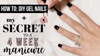 Gel Manicure at Home on Natural Nails | SECRET to long lasting polish