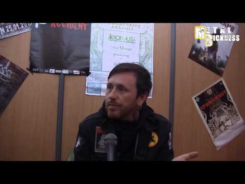 Audrey Horne interview (Toschie) @ Hellfest (22 06 2013)