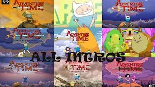 Adventure Time ALL INTROS Includes anime and Lego