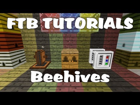 Feed The Beast Tutorials - Beehives & Scoop