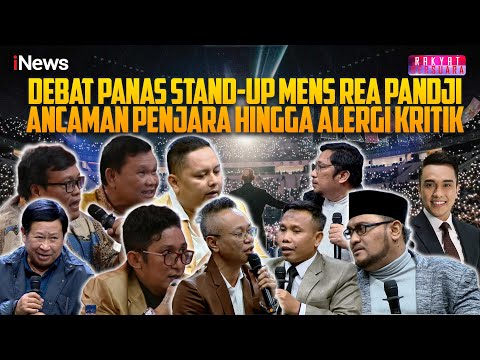 FULL Debat Panas Stand Up Mens Rea Pandji, Ancaman Penjara Picu Ketakutan Kritik