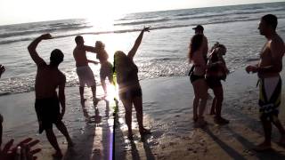 Zouk Lambada Israel Roda to Sol,  Moriya, Liza @ Youth Beach Netanya 20.08.2011