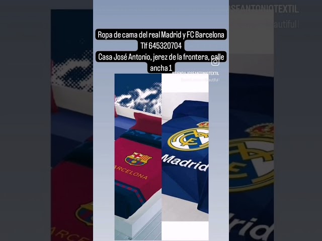 Vídeo relacionado con Real Madrid C.F. - Juego de Sábanas Verano Modelo Azul 2025 (3 Piezas) Oficial 50% Algodón/50% Poliéster (Cama 105 cm)