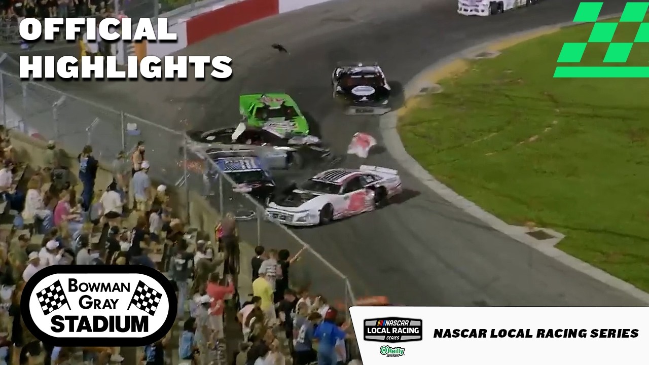 NASCAR Local Racing Series Highlights at Bowman Gray Stadium