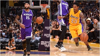 DeMarcus Cousins - Sacramento Kings - Lou Williams - Los Angeles Lakers