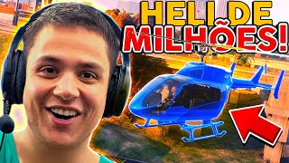 COMPREI UM HELICÓPTERO pra MINHA FAVELA 😱 GTA RP (Paulinho o LOKO)