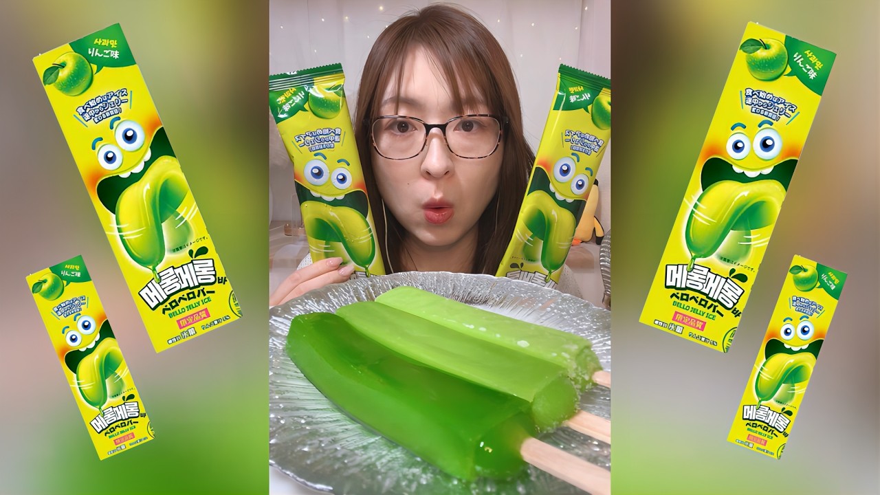 【ASMR】アイスがゼリーに？ベロベロバーアイス食べ比べしてみた！｜ 咀嚼音/EatingSounds/Mukbang