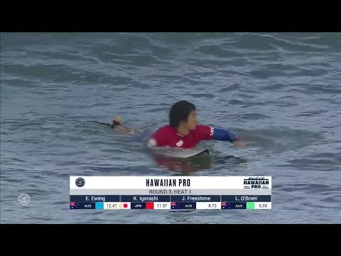Hawaiian Pro, Men's Qualifying Series - Round 3 heat 1