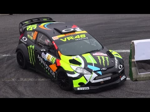 Valentino Rossi Ford Fiesta WRC - Monza Rally Show 2012 [HD]