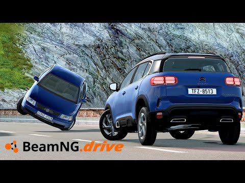 Realistic Car Crash #51 - BeamNG Drive #beamng