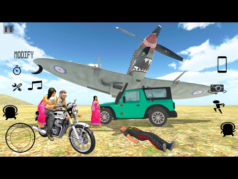 Indian Heavy Driver Motorbike Airplane Mahindra Thar and Other Vehicles Simulator - Android Gameplay