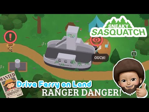 Sneaky Sasquatch Glitch - Drive Ferry on Land
