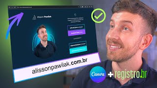 Como Conectar Domínio Registro BR no Site CANVA | .com.br 2025 | Configuração DNS para Iniciantes