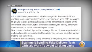 Scammers Sending Out Package Pending Texts; Officials Warn People To Avoid Clicking Suspicious Links