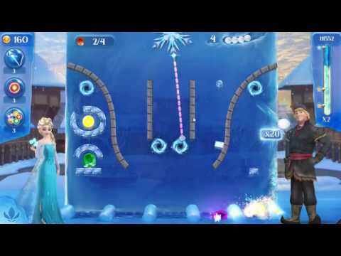 Frozen Free Fall: Icy Shot Level 31 - NO BOOSTERS ☃☃☃