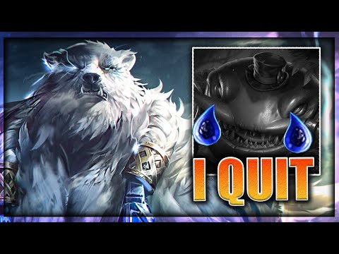 I Quit Tahm kench. (Volibear top game) - No Arm Whatley