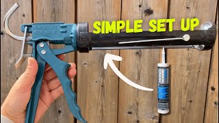 How to LOAD a Caulk Gun | DIY Beginner Tool Tips