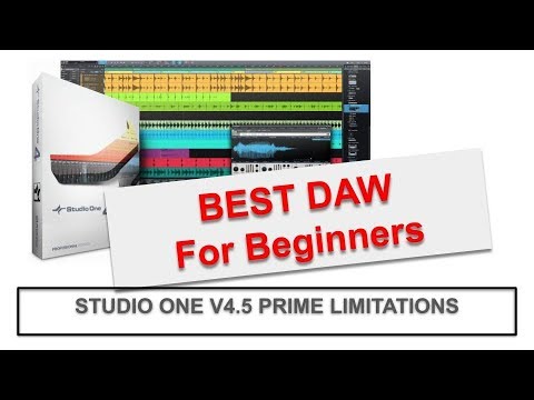 Studio One 4.5 Prime The Best DAW for Beginners - Limitations Explained