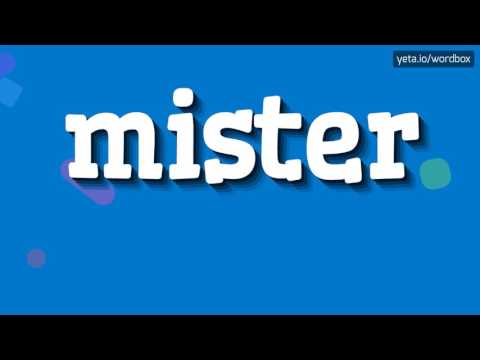 MISTER - Master vs. Mister: What's the Difference? Secrets Revealed!