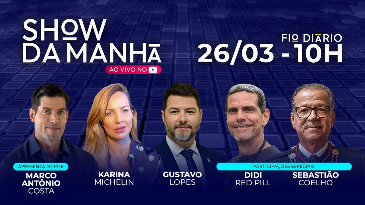 SHOW DA MANHÃ - BOLSONARO VAI AO PLENÁRIO E CONSTRANGE STF - 26/3/2025