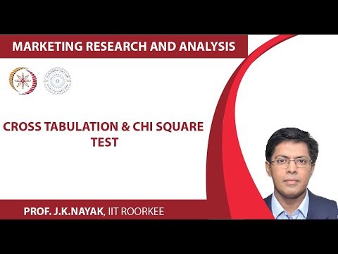 Lecture 22 Cross Tabulation Chi Square Test