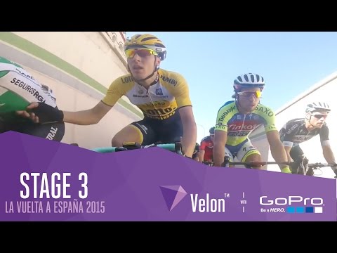 Stage 3 La Vuelta 2015 Crashes and Sprints