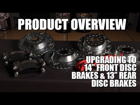 Upgrading to 14  Front Disc Brakes and 13  Rear Disc Brakes - Classic Performance Products