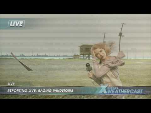 REPORTING LIVE: RAGING WINDSTORM