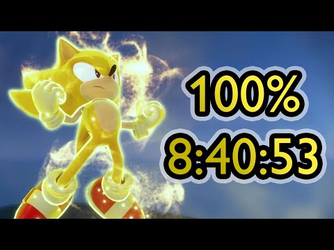 Sonic Frontiers 100% Speedrun in 8:40:53