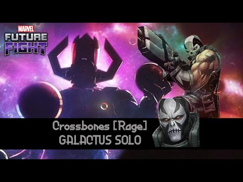 Marvel Future Fight - [2% Pierce] Crossbones (Secret Empire) vs Galactus Solo