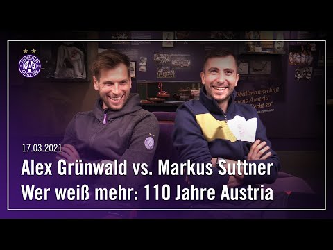 Wer weiß mehr? Grünwald vs. Suttner '110 Jahre Austria Wien'